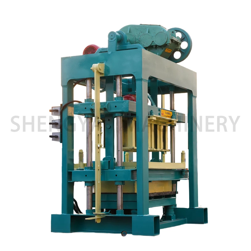 shengya qtj4-40 block machine automatic brick making multi angle brick block cutter