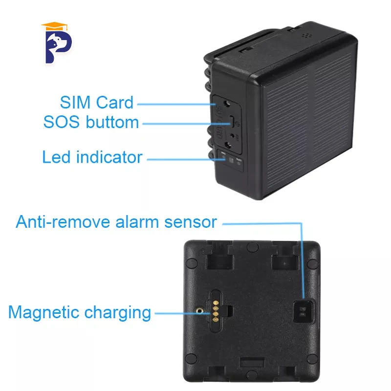 Cattle Gps Tracking Device Cow Localizador Collare Cane tracker for