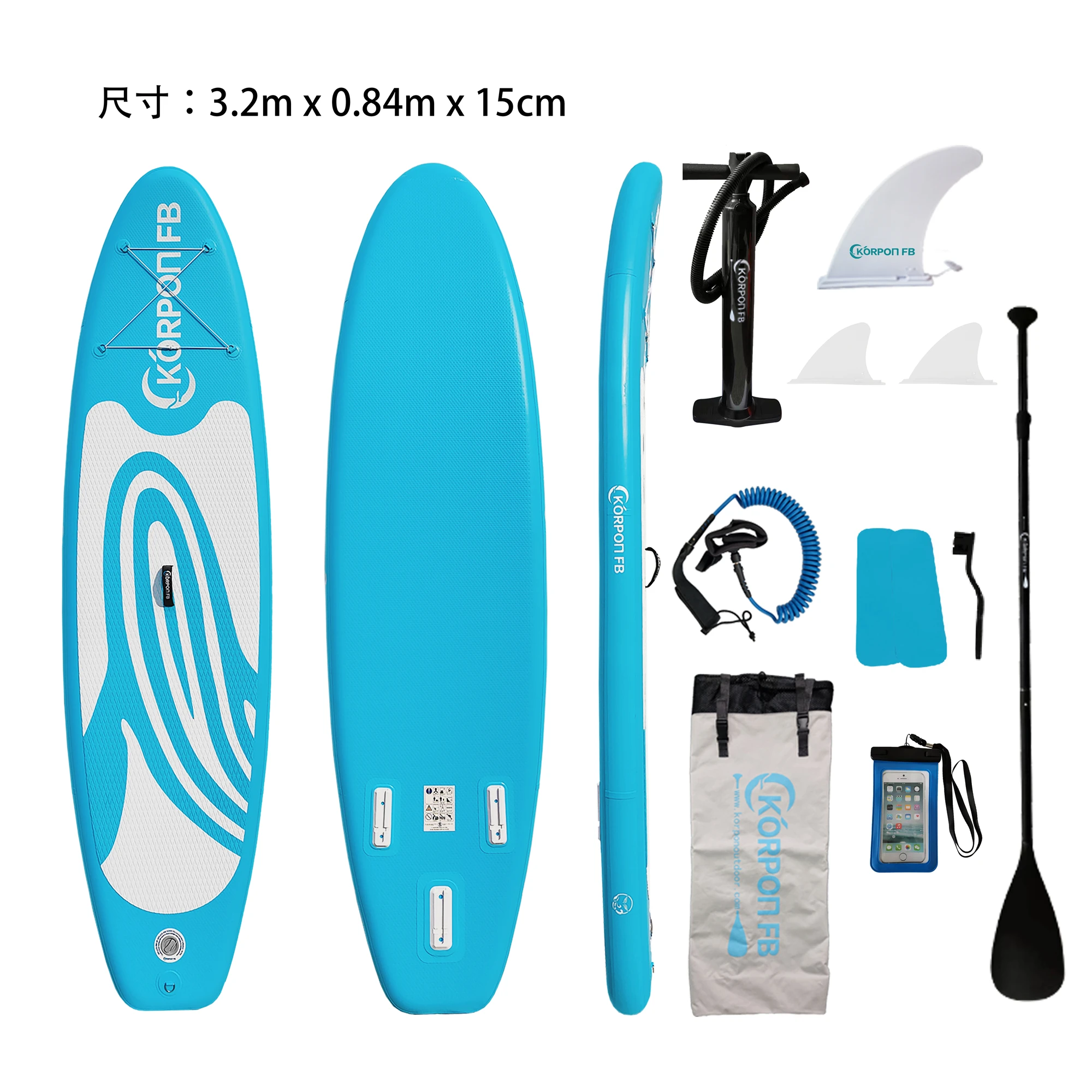 Custom Drop Stitch Pvc Sup Boards Adjustable Inflatable Stand up Paddle Board for Surfing