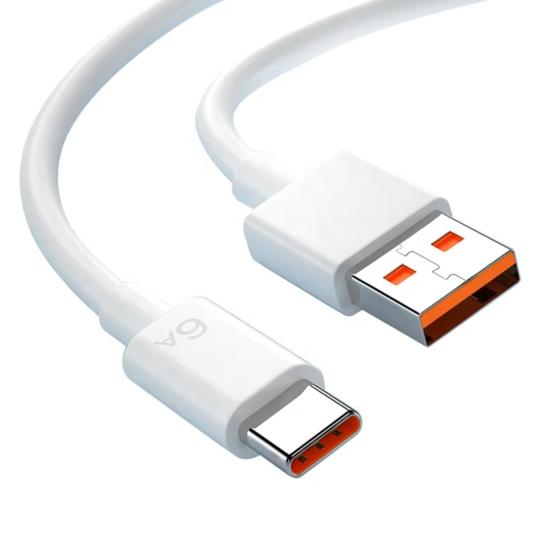 6A кабель с разъемом USB Type-C 66 Вт быстрой зарядки провода USB-C зарядное устройство кабеля для передачи данных для Realme Huawei P40 Pro Xiaomi Mi