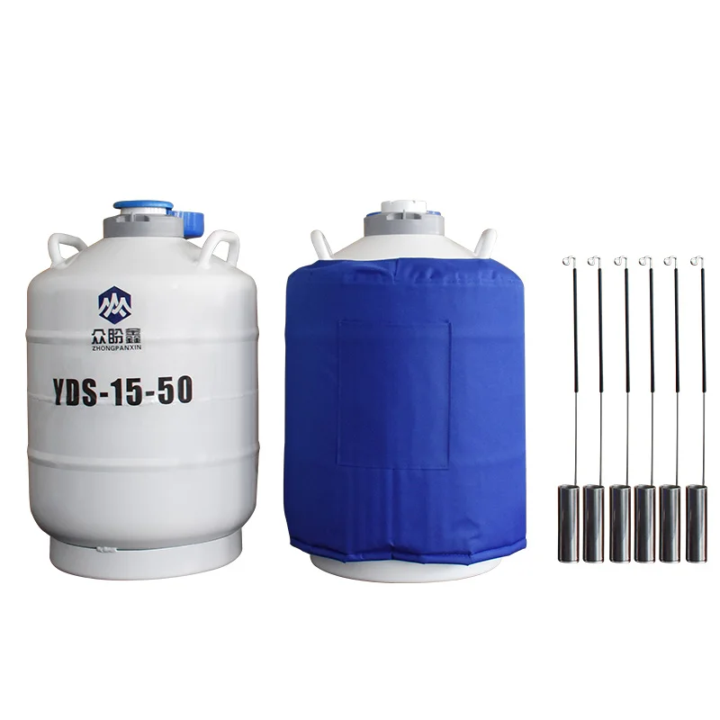 Dewar Vessel YDS-15-50  Liquid Nitrogen Container Cryogenic Storage Tank