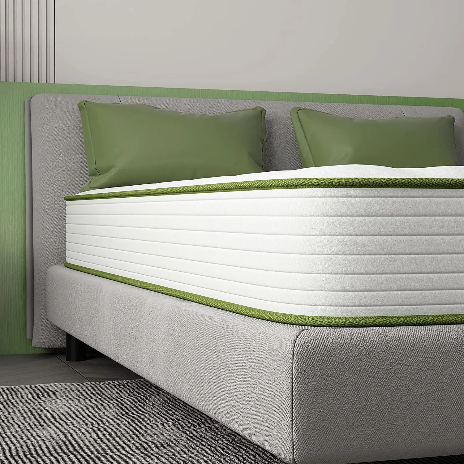 12 inch gel memory foam pocket spring polyurethane foam mattress bedroom furniture matelas dream sleep bed rolling mattress