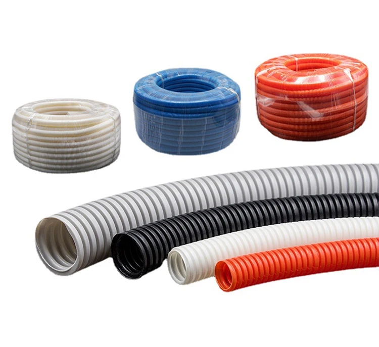 Direct Shipping Oem Flexible Corrugated Electrical Conduit Pipes Waterproof Corrugated Tube