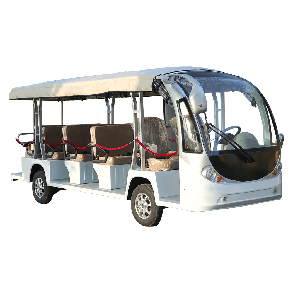 11-20 seats without door Sightseeing Bus Electric Power 90-100km 1 year Warranty high quality low price