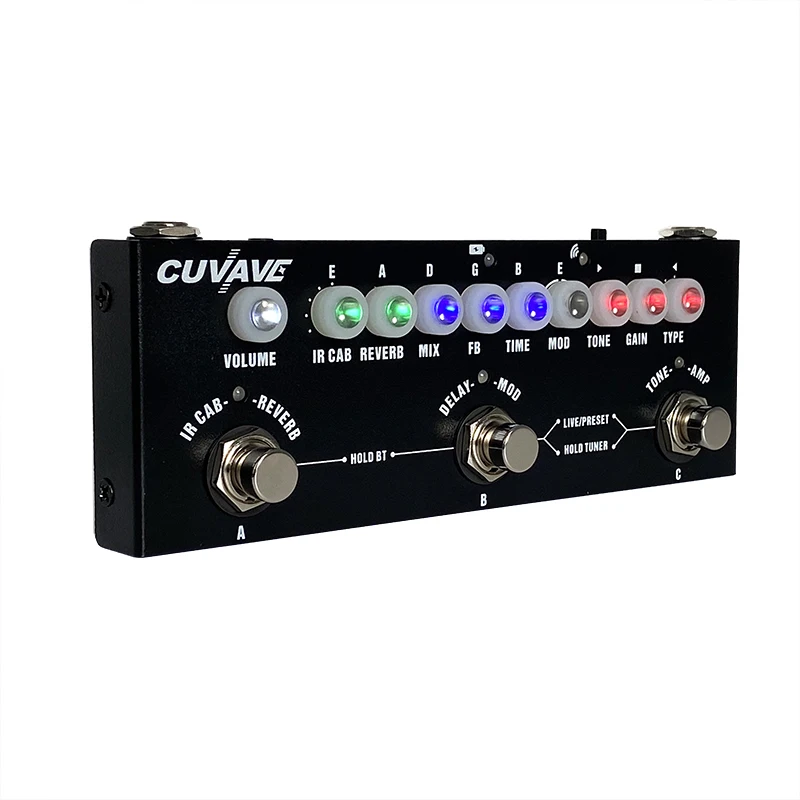  CUVAVE Cube Baby производство хор Phaser задержка реверберации искажения гитары педаль эффект многофункциональная гитарная низкая