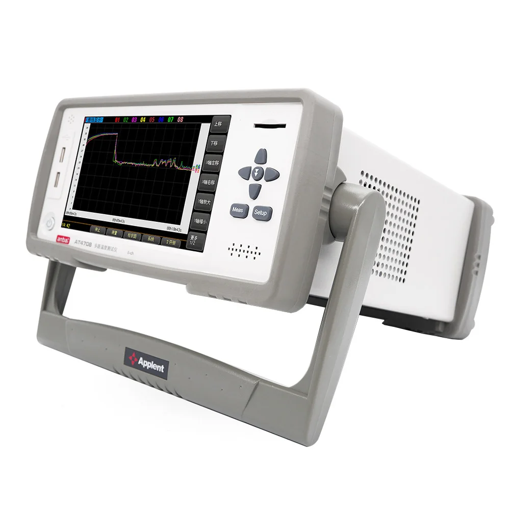 AT4716V 16 CHANNEL SUPPORTING PT100 HEAT RESISTANCE MULTI-CHANNEL TEMPERATURE DATA LOGGER