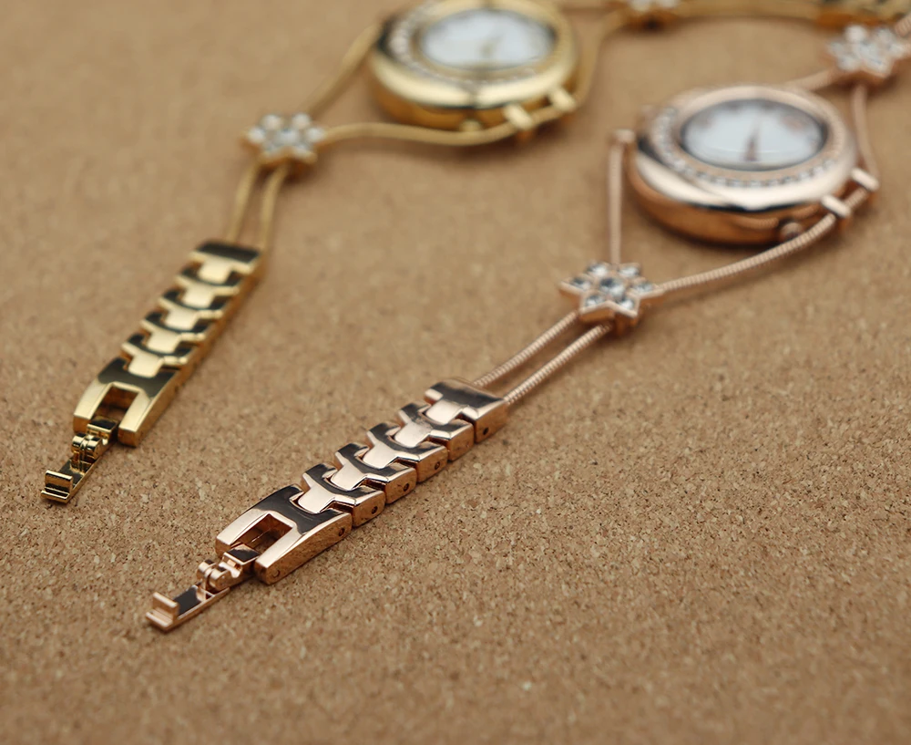 Elegant Luxury Women Watch Quartz Alloy Bracelet Factory Customization OEM New Style Fashion Lady Wristwatch