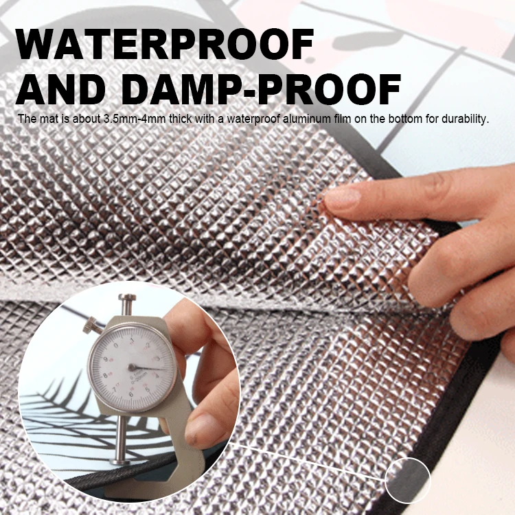 Quality Fleece Fabric Camping Tent Mat Beach Blanket Sand Proof Beach Blanket Picnic Blanket For Beach Forest Park Picnic