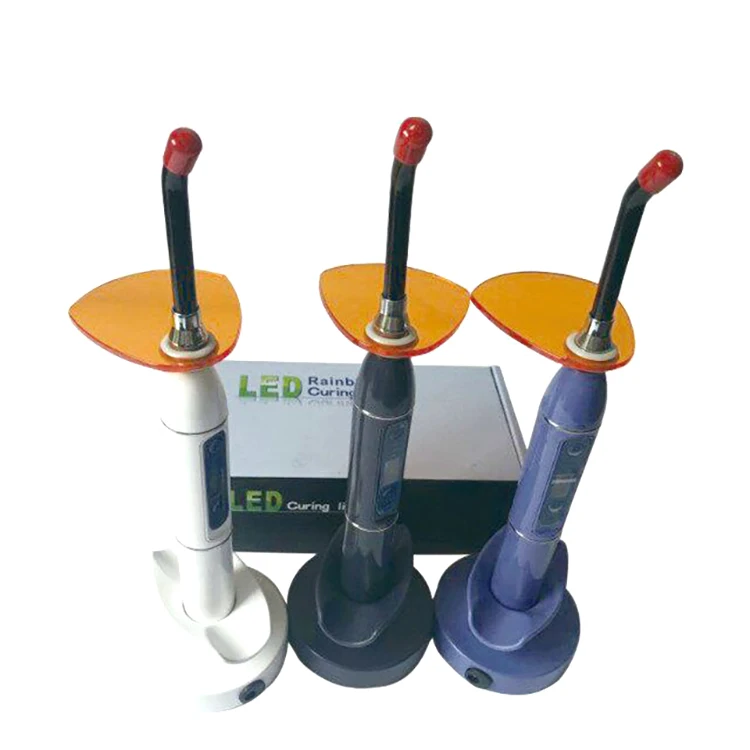 Denxy Dental Quality Colorful Cordless Curing Light Low Price LED Light Chair Equipment Cure Dental Curing Light