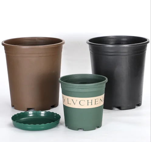 Plastic Succulent Rose Basin Wholesale Home Garden Decor Gallon Flower Pots