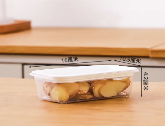 Factory Direct Sales Mixed Refrigerator Storage Box Kitchen Sealed Fresh Keeping  Fruit And Vegetable Organizing  Desktop