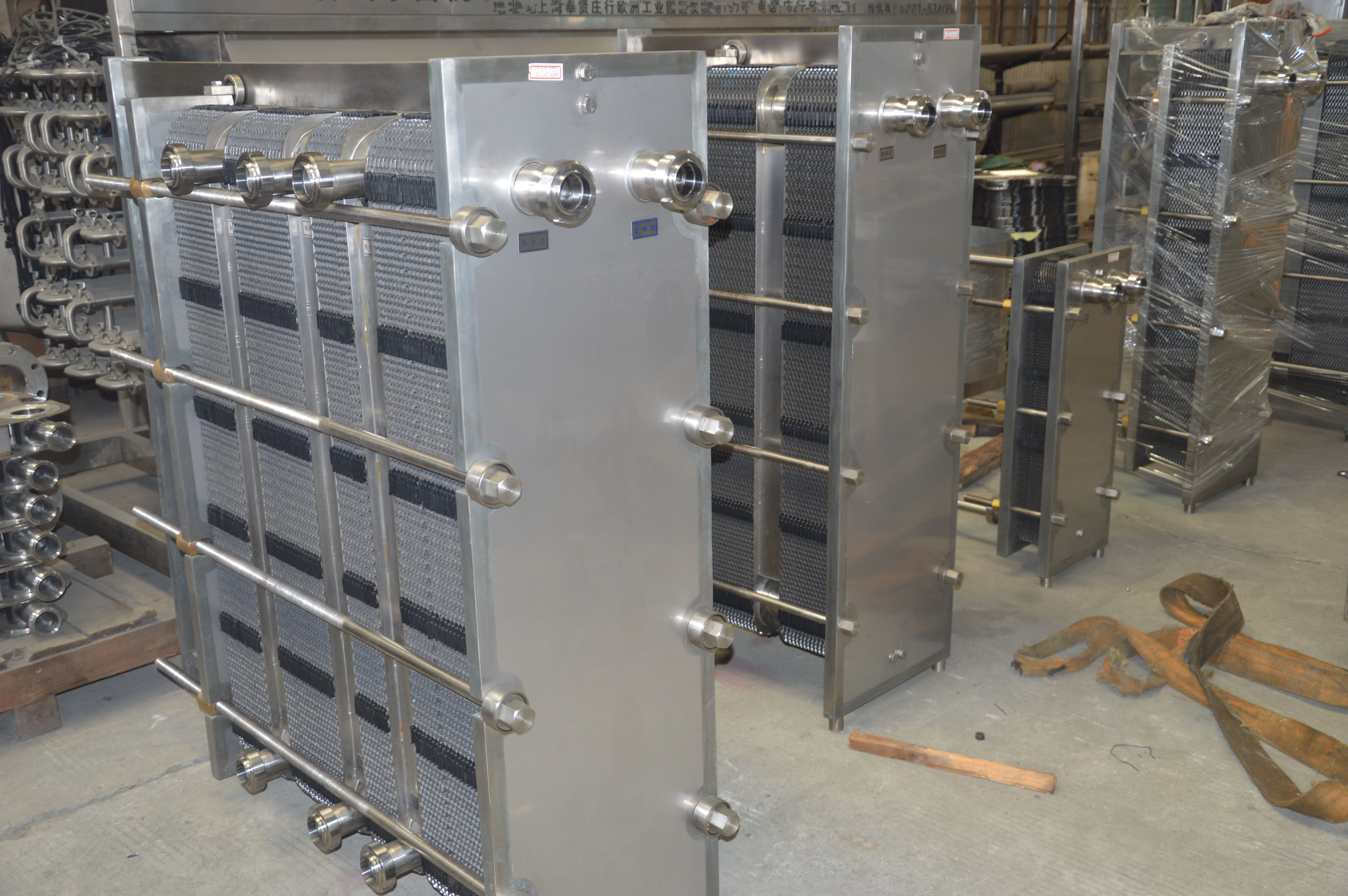 Dairy factory use food sanitary plate heat exchanger for milk