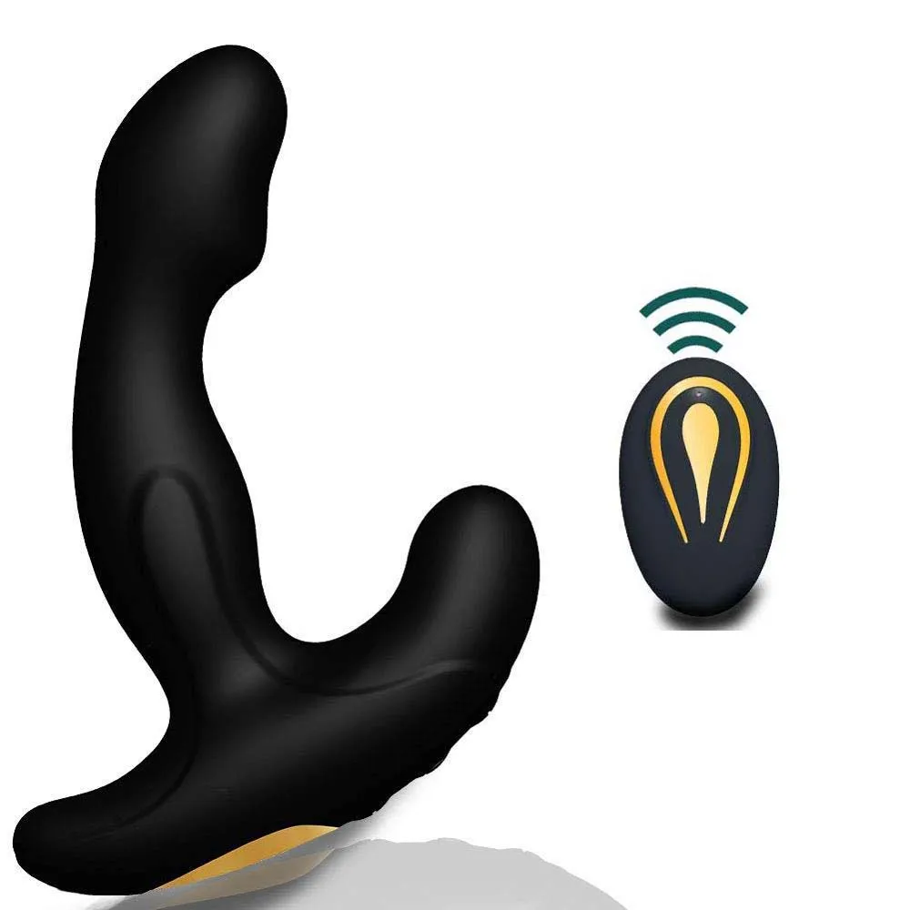 Prostate Stimulator Vibrator Male Prostata Massager Anal Plug Silicone Wireless Vibrator Prostate Home Prostate Massager