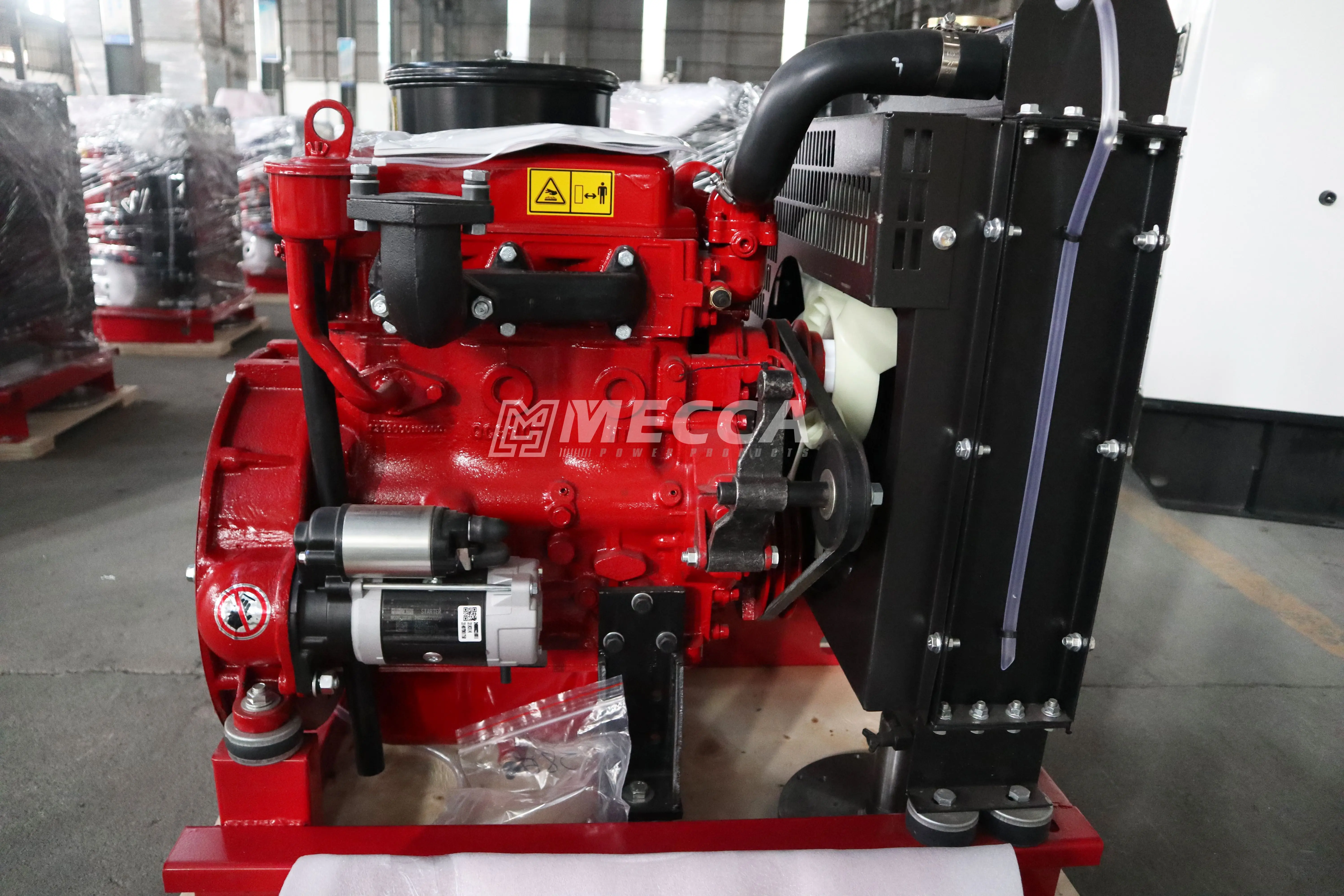 QC N485 490 495 High Speed Diesel Engine for Fire Fighting Pump Genset with Air Filter
