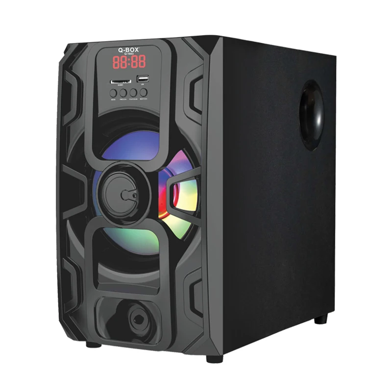 Q-BOX Q-1803 inch sound box karaoke speaker woofer with led light FOB Reference Price