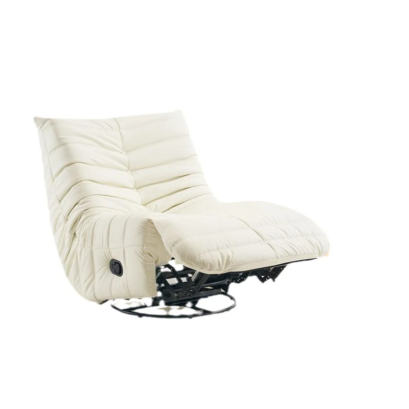Modern European Style Living Room Electric Single Lounge Leisure Leather TV Massage Elderly Rocking Swivel Recliner Sofa Chair
