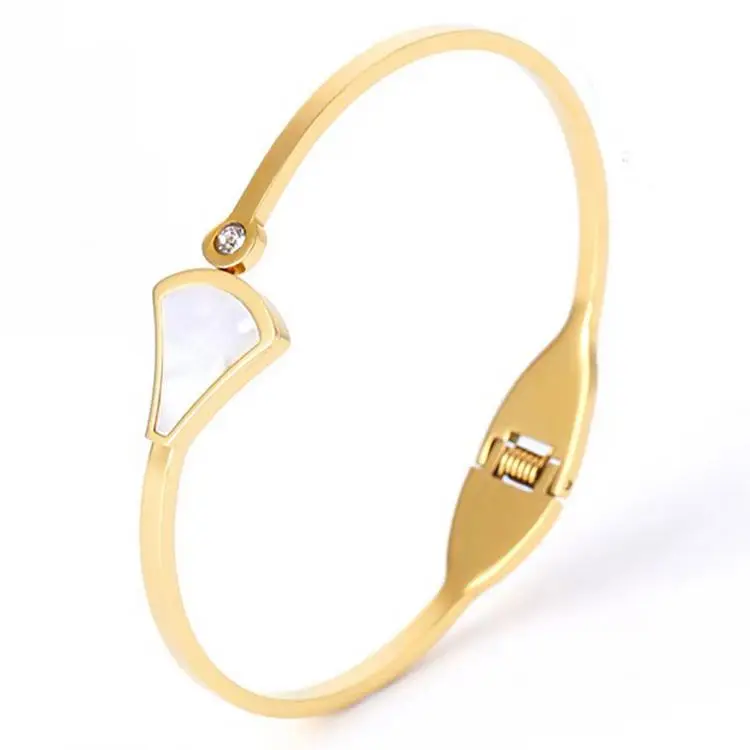 Geometric Double Circle Bracelet Trendy 14k Gold Plated Bracelets 2022 Stainless Steel Jewelry Minimalist Bracelet Femmes Women