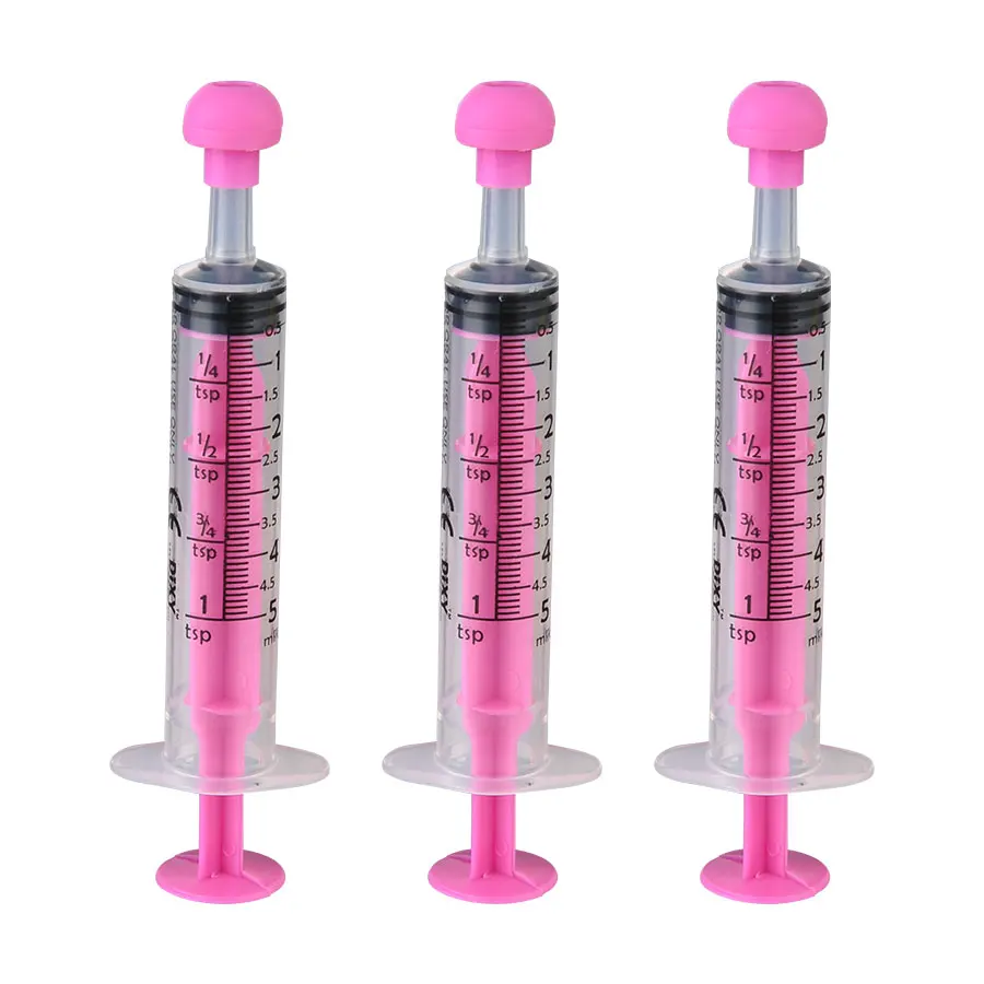 0.5ml 1ml 3ml 5ml 10 ml 20ml 35ml 60ml Medical  Plastic Oral Dispensers with Slip Tip Cap