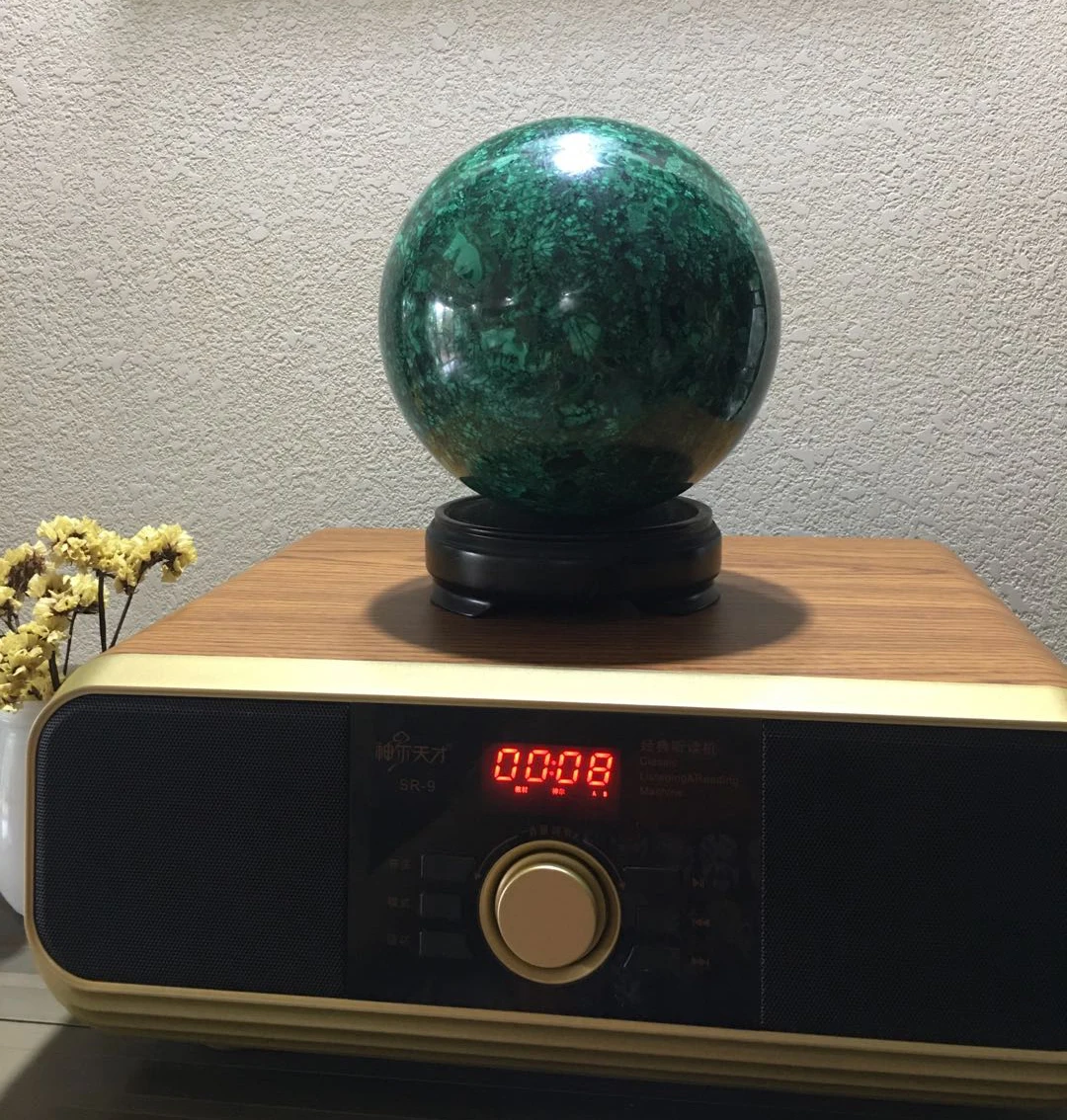 100mm Natural Malachite  Sphere/Ball For Home Decoration