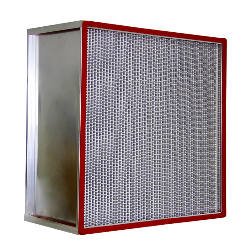 12*24 24*24 Hepa Heat Resistance Air filter Deep Pleated Separator Laminar Flow Hood High Efficiency Air filter