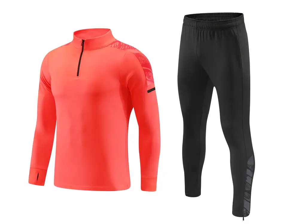 Football Coat Soccer Wear Long Sleeved Soccer Club Men Training Jersey Jacket Madrid Football Tracksuit