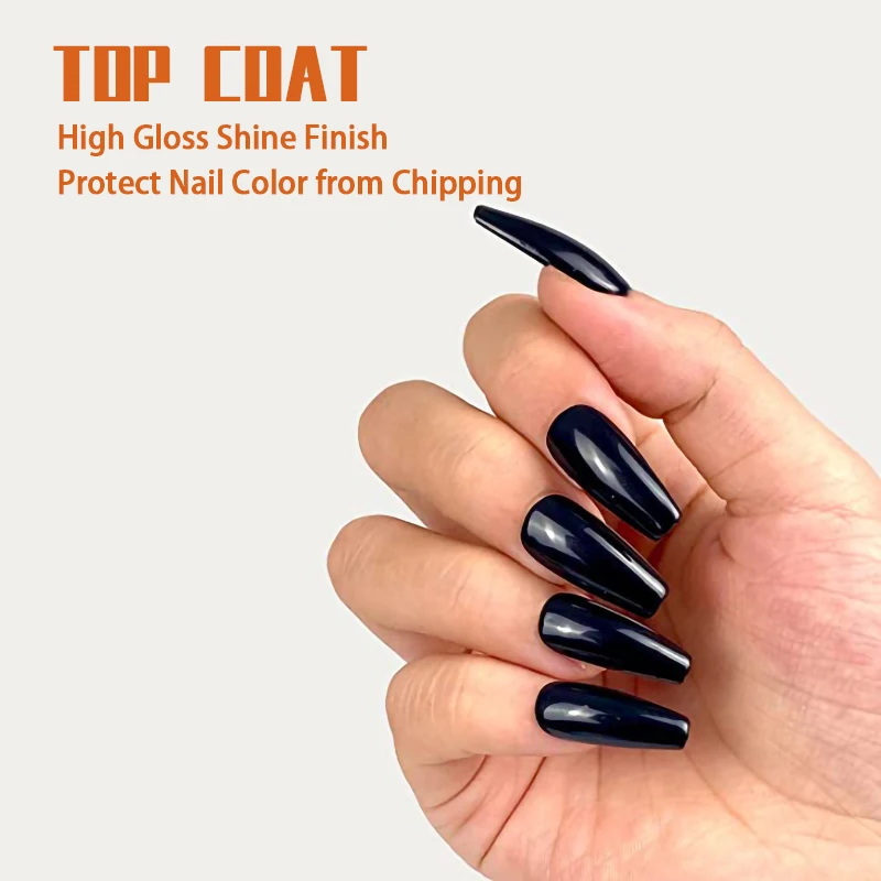 Bellinails Gel Top Coat 15ml Base Top Coat Set for Gel Nail Polish 2Pcs Glossy Shine Top Coat Long Lasting LED Soak off