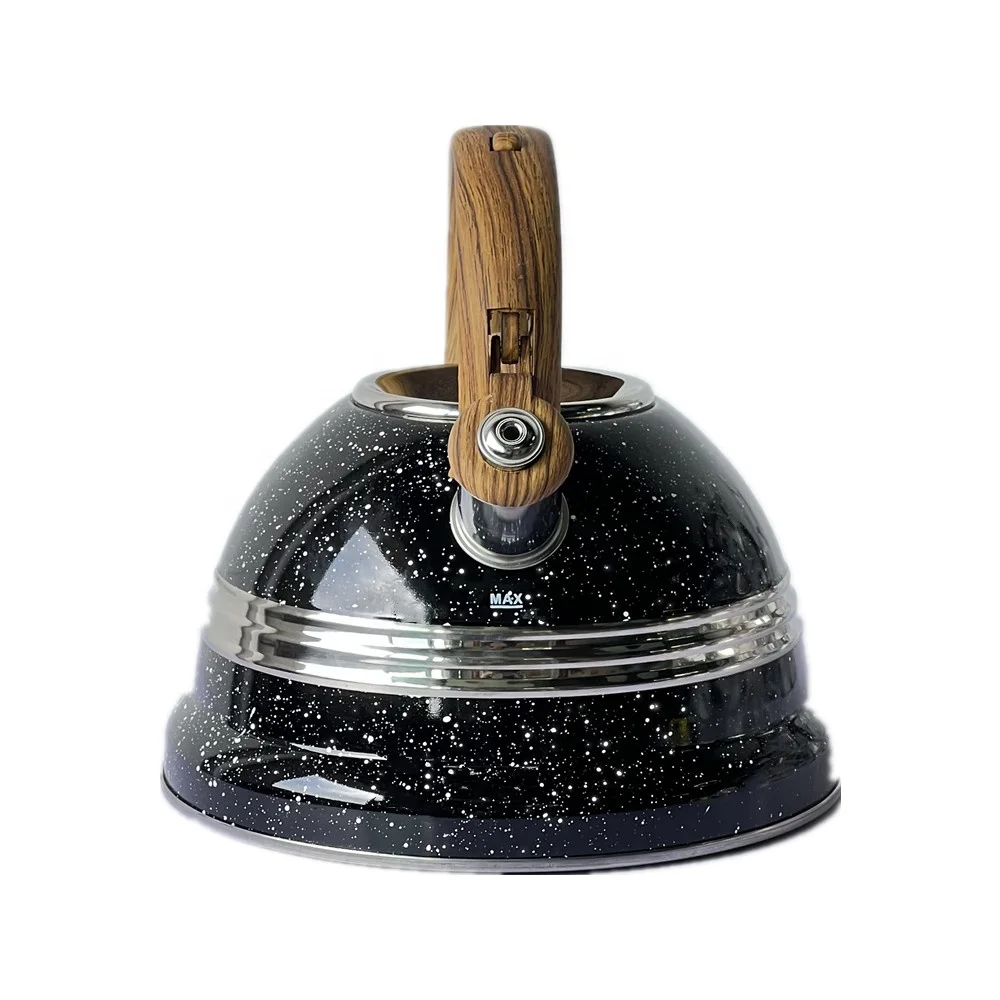 Горячая Распродажа, чайник из нержавеющей стали для воды 3,0 л, чайный чайник со свистком, чайник с мраморной росписью