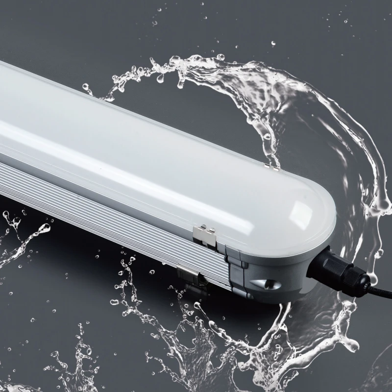 5 Years Warranty IP65 IK10 20W 30W 40W 50W 60W 2ft 4ft 5ft Vapor Tight fixture Led Tri-proof light Fixture