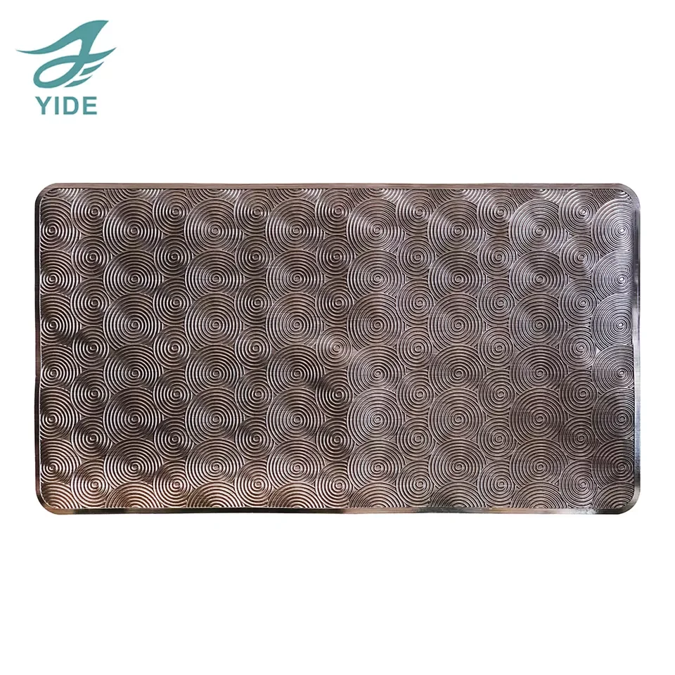 YIDE bathroom dot mat pvc bath mat with suction cup non slip bathtub mat for children