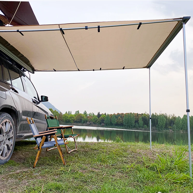 CLM Cheap Wholesale 420D Oxford waterproof retractable Canopy Car Roof Side Awning Tent With Annex