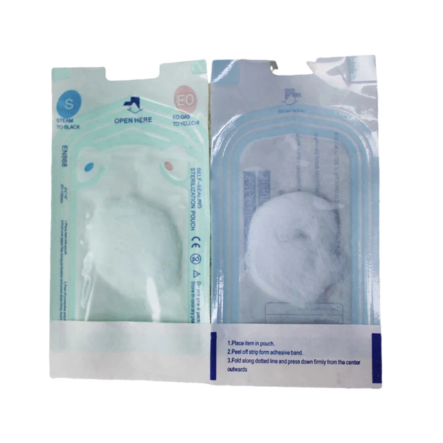 medical bag Wholesale Self Sealing sterilization bags for steam autoclave packaging