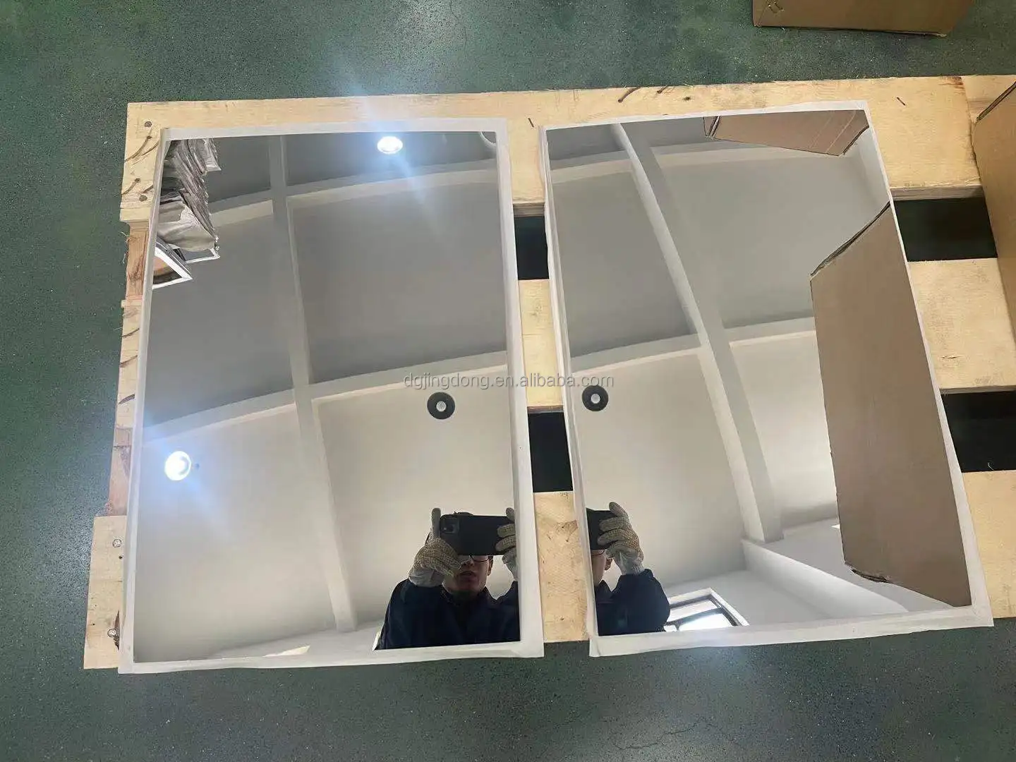 Auto Parts Motorcycle Rearview Mirrors Wide-angled Aluminum Coated Convex Mirror Size 203x305mm 305x407mm