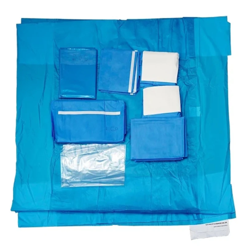 Disposable Sterile non woven surgical drapes pack ophthalmic universal general sterile surgical drapes pack