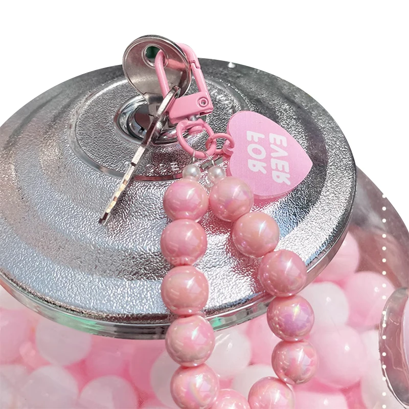 Custom Small Coin Operated Ball Toy Doll Surprise Egg Twisting Mini Pink Capsule Vending Game Transparent Gashapon Machine