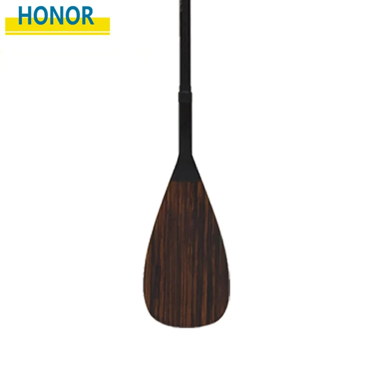 Высококачественное бамбуковое весло для серфинга Honor 2 шт. регулируемое с текстурой древесины продажа