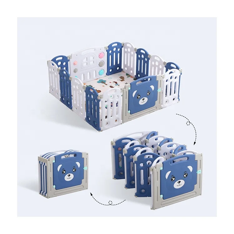 Лидер продаж, складной детский манеж из полиэтилена, пластиковый забор для безопасности детей, большой манеж для манежа
