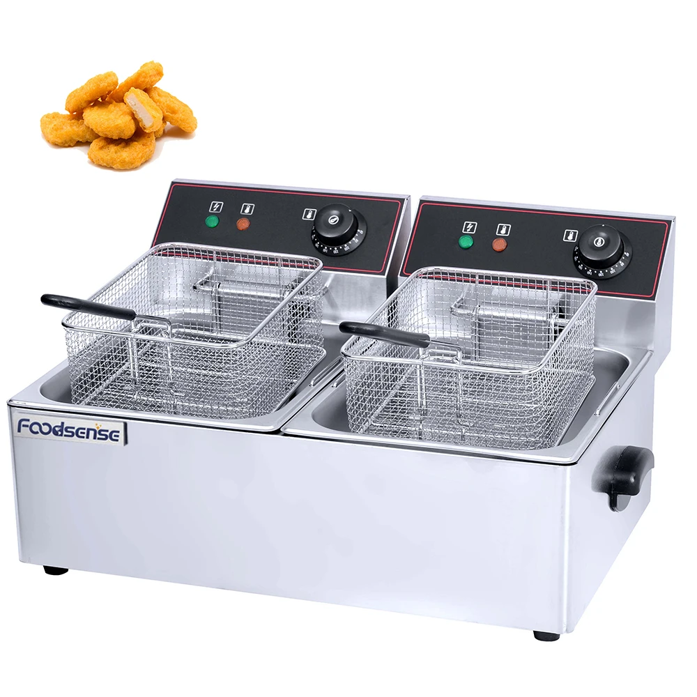 Commercial fish potato plantain chips fats fryer frying machine electric turkey industrial deep fryer