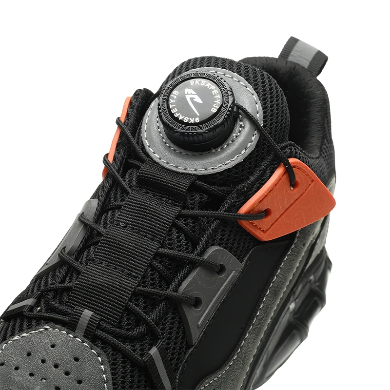 Sunland Shoes for Men Work Sneakers with Puncture Proof Insole Breathable Safety Shoes for Constr Comfortable Steel