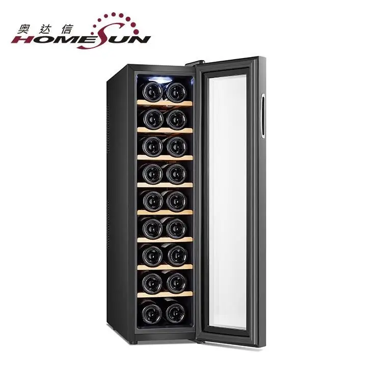 NEW 49L soft LED light wine cooler load 18 pieces