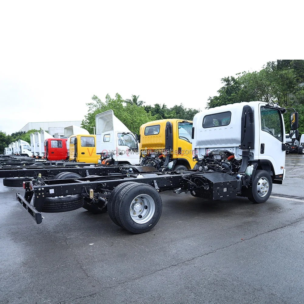 Isuzu 700p 4*2 van truck 190hp Engine 4HK1 Isuzu Fvr Diesel Cargo Truck Light Van LHD RHD box truck factory price on sale