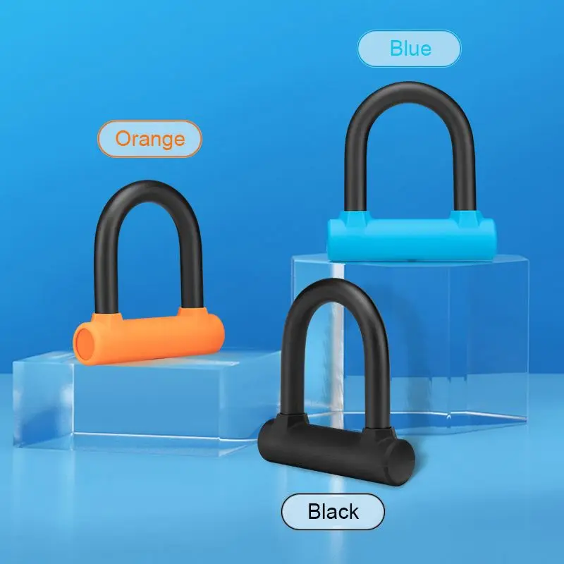 ZOYOSPORTS Anti-theft Steel Cable Lock Aluminum Alloy Connection Buckle Bicycle U-shaped Padlock