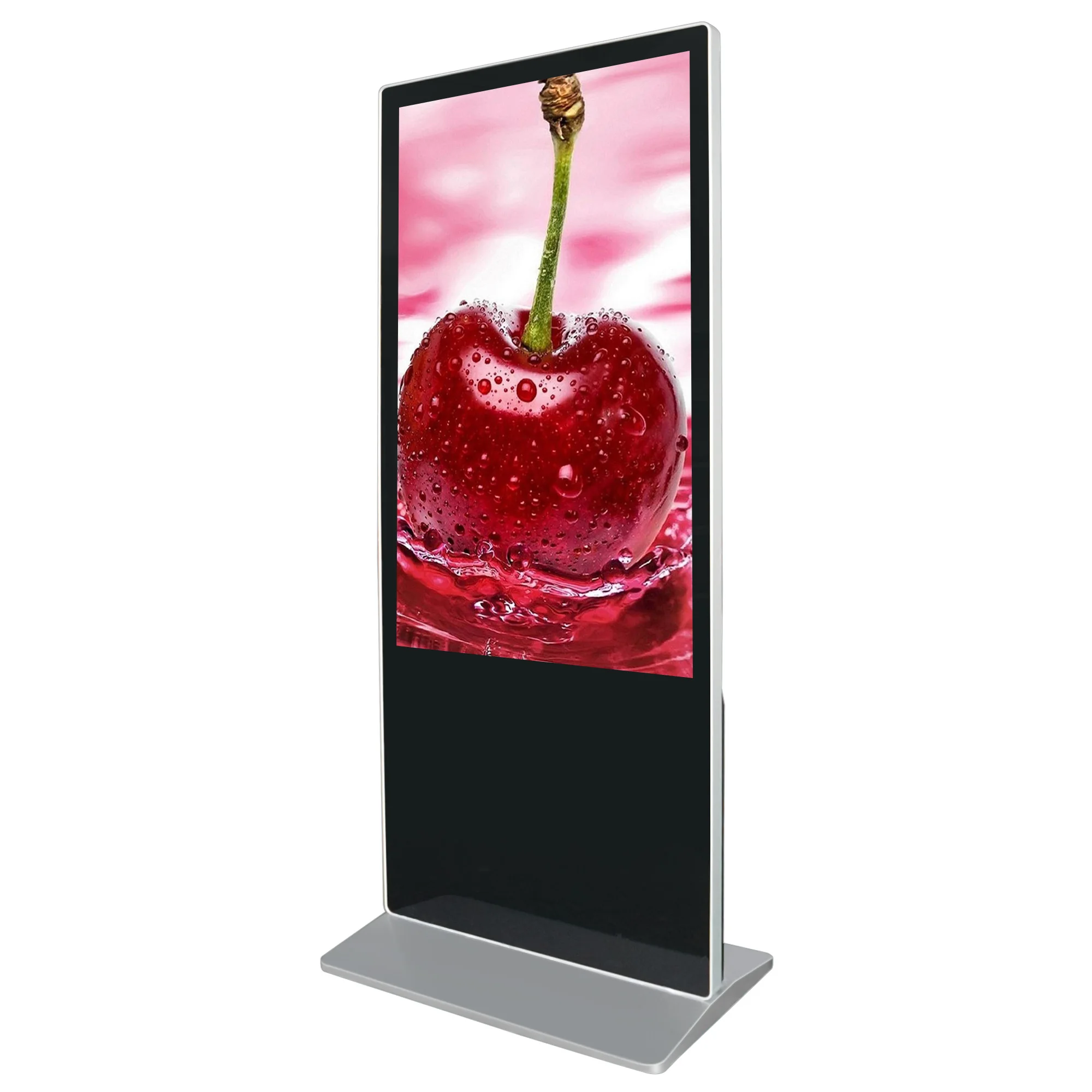 55 65 Inch 1080p Digital Signage Standing Advertising Display Digital Signage Kiosk Totem Waterproof Touch Lcd Display Screen