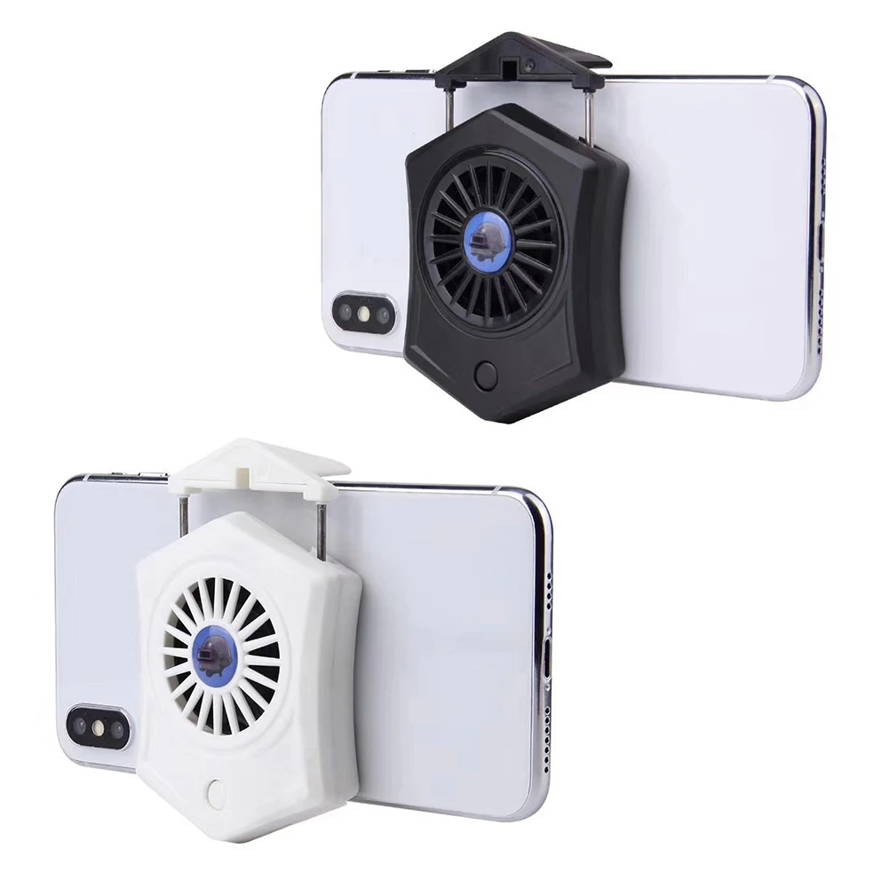 Phone Cooler Universal Radiator Rechargeable Cooling Fan P9 Mobile Desktop Game for Samsung Huawei Phone