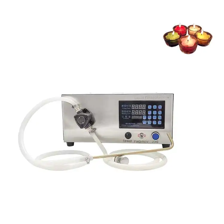 automatic hot paraffin candle wax melting mixing and filling machine for candle filling machine gear pump