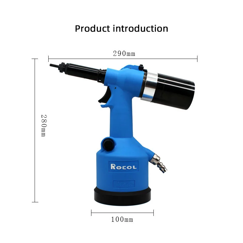 RONGTE MA-3120 Fully Automatic Pneumatic Rivet Nut Tool Hydraulic Air Riveter Machine for Rivet Nut M3-M12 From Factory Price