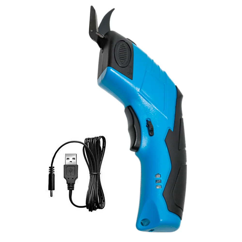 High Quality Portable Carpet Cutter Electric Tailor Shears Scissors Rechargeable Industrial Stainless Steel Serrated DIY Tool