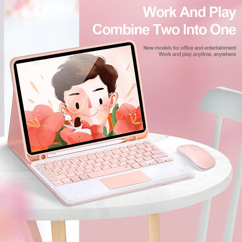 Универсальный чехол для iPad, чехол из искусственной кожи со слотом для карандашей для iPad 9,7 дюйма/23456/Mini1234/Pro10.5