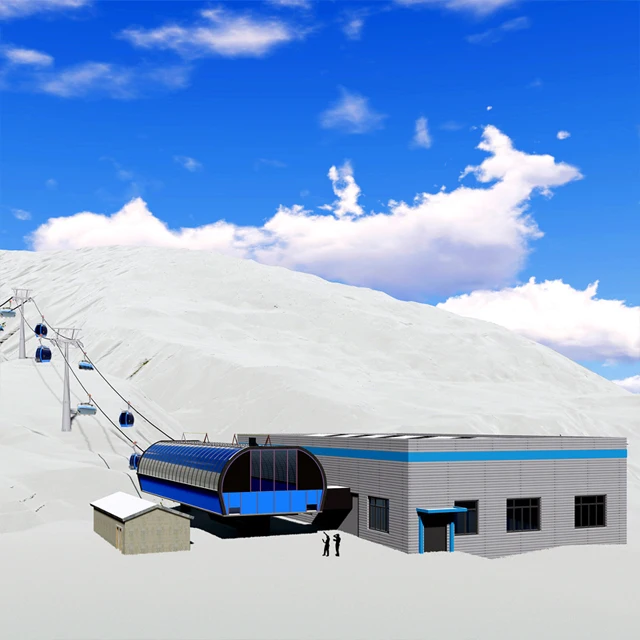 
Six-man ropeway for skiing ground ropeway cabins cable car Cableway manufacturer 