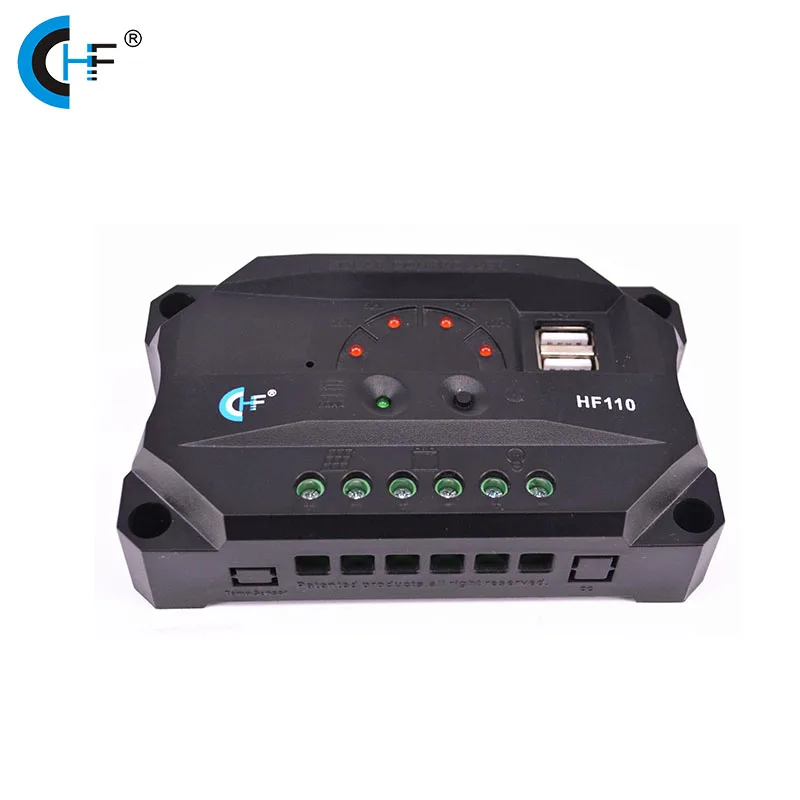 Strength Source Factory Efficiency 99% 10A 12/24V Automatic PWM Solar System Solar Charger Controller