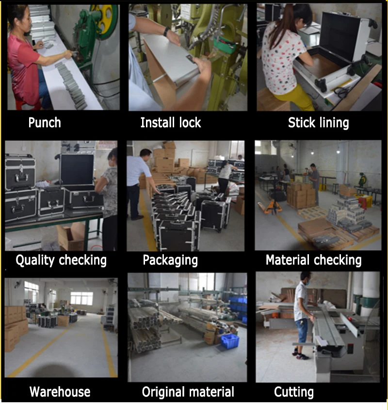  Heavy duty Shockproof Aluminum Wheeled Shipping Case With Customized